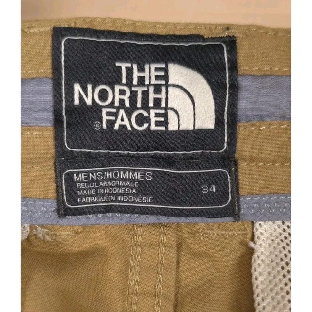 The North Face Mens 34 Khaki Brown NF0A3FZD Stretch Hiking Pants Cinch Hem
